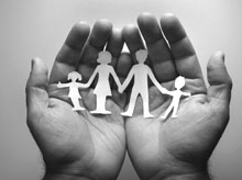 Die Familie im Mittelpunkt
